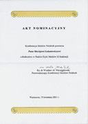 18 - Nominacja Macieja Łukasiewicza do Rady Etyki Mediów
Archiwum rodziny M. Łukasiewicza